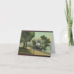 Cartão Collinsville Train Depot Notecard