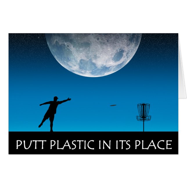 Cartão Colocar Plástico No Seu Lugar (Frente Horizontal)