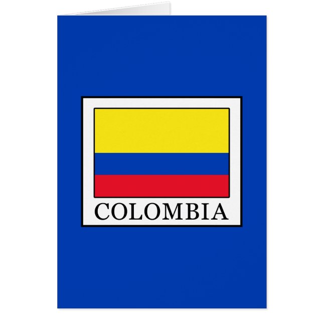 Cartão Colômbia (Frente)