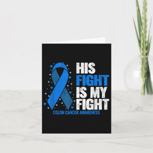 Cartão Colon Cancer Sua Luta É Meu Cancer De Colons De Lu