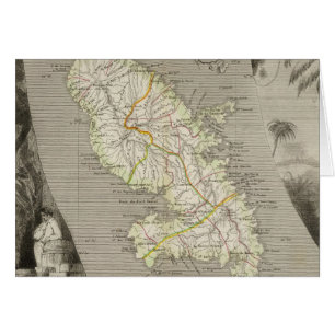 Cartão Colônias francesas Martinica