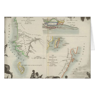 Cartão Colônias Francesas na África