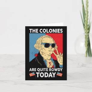 Cartão Colônias são muito ruins Dia da Independência Engr