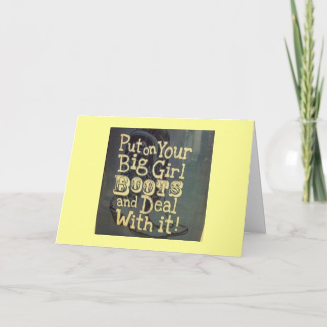 CARTÃO COLOQUE SUA GRANDE GAROTA EM/TRATE COM "40º" (Frente)