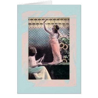 Cartão Coloração de Sherbet gelada vestidos vitoriosos