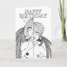 Colore-Me No Aniversário Do Gemini Angel Demon