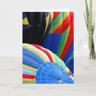 Cartão Colorful Balloons Greeting Card