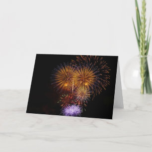 Cartão Colorful Birthday Greeting Card