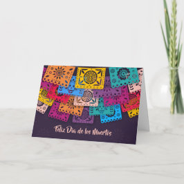 Cartão Colorful Dia de Muertos Banners | Greeting Card