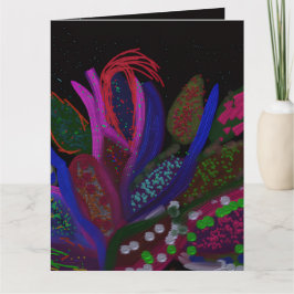 Cartão Colorful Undersea Large Greeting Card