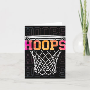 Cartão Colorida Hoop Men &amp; Women Hoops Gir
