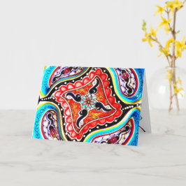 Cartão Colorida Talavera México Saudação