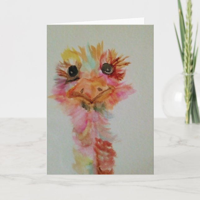 Cartão colorido divertido (Frente)