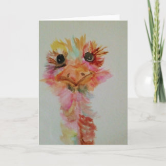 Cartão colorido divertido