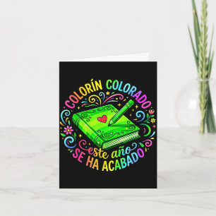 Cartão Colorin colorado este año se ha acabado espanhol