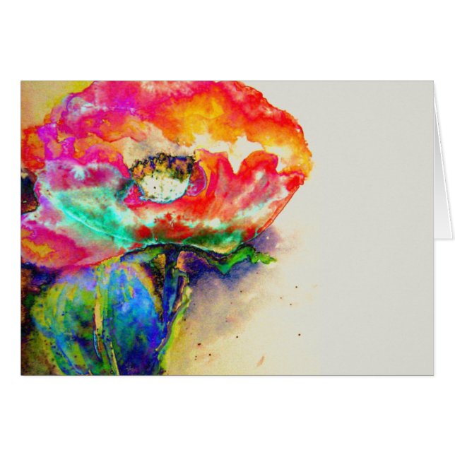 Cartão Colorir Abstrato pãozinho (Frente Horizontal)