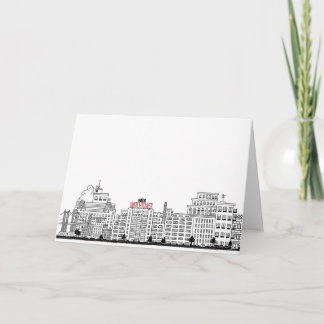 Cartão Columbia Heights Watchtower Greeting Card Blank