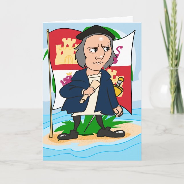 Cartão Columbus Day Card (Frente)