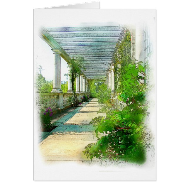 CARTÃO COLUNAS COMO UMA PINTURA (Frente)