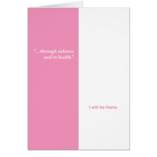 Cartão © com a doença…