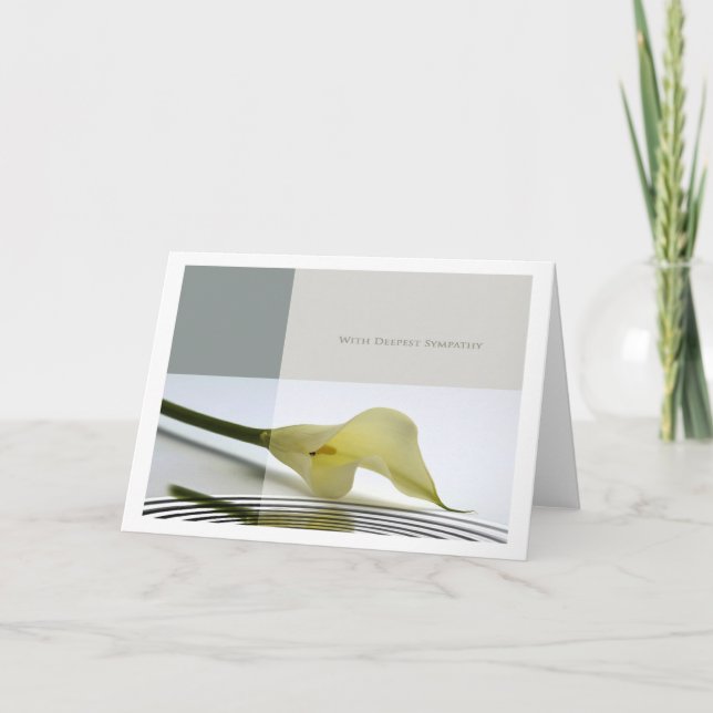 Cartão com a profunda simpatia (Frente)