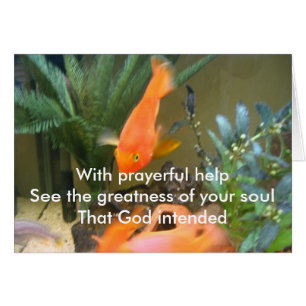 Cartão Com ajuda Prayerful