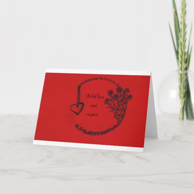 Cartão Com amor (Frente)