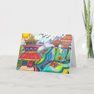 Cartão Com Amor Do Nepal