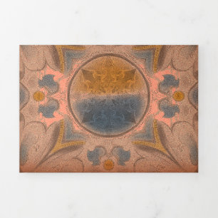 CARTÃO COM DOBRA TRIPLA 