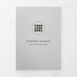 Cartão Com Dobra Tripla Atividades de logotipos e imagens personalizadas m