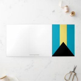 Cartão Com Dobra Tripla Bandeira