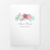 Beleza Salon Trivezes Folheto Elegante