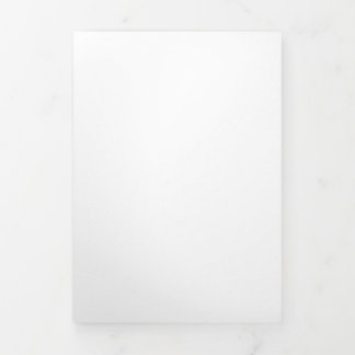 Cartão Com Dobra Tripla Create Your Own white 