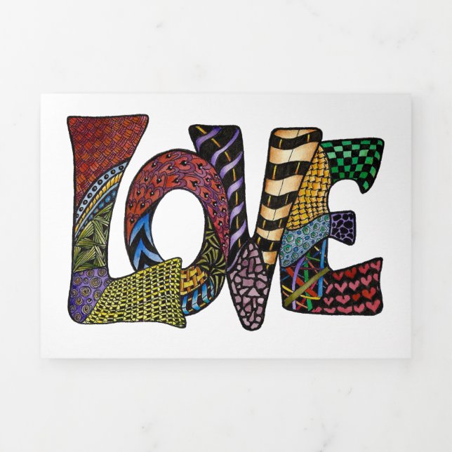 Cartão Com Dobra Tripla Feliz ano novo (Cobrir)