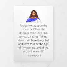 Fim do Triplo - Letra Fold Card