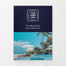 Logotipo comercial azul marinho | Design de Dobrag