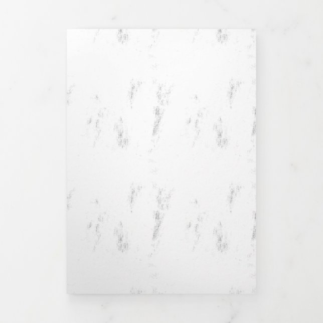 Cartão Com Dobra Tripla Placa de dobra para três letras (Cobrir)