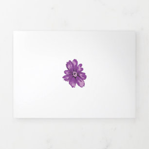 Cartão Com Dobra Tripla Placa de dobra para três letras