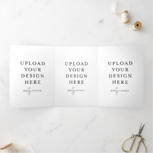 Cartão Com Dobra Tripla Placa dobra de 5"x7" três vezes