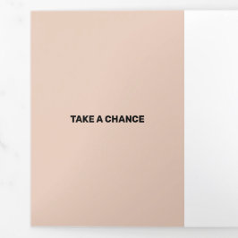 Cartão Com Dobra Tripla Transparência Moderna do Salmão Fresco