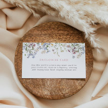 Cartão com Envelope Flor Silvestre Personalizado I