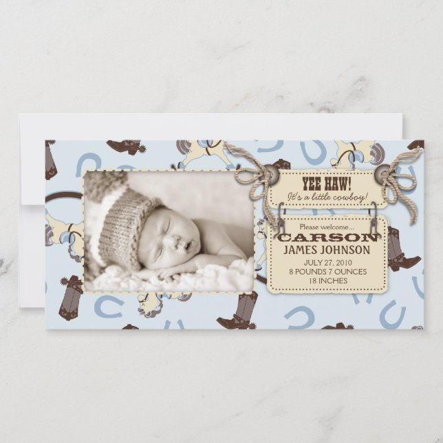 Cartão com fotos 2 do Rocco Boy (Frente)