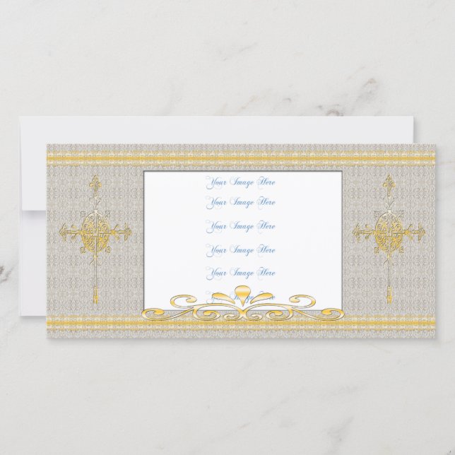 Cartão com fotos cristão (Frente)