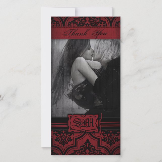 Cartão com fotos da Noite de Vampiro TY (Frente)