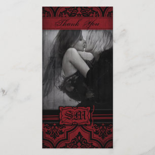 Cartão com fotos da noiva TY do vampiro