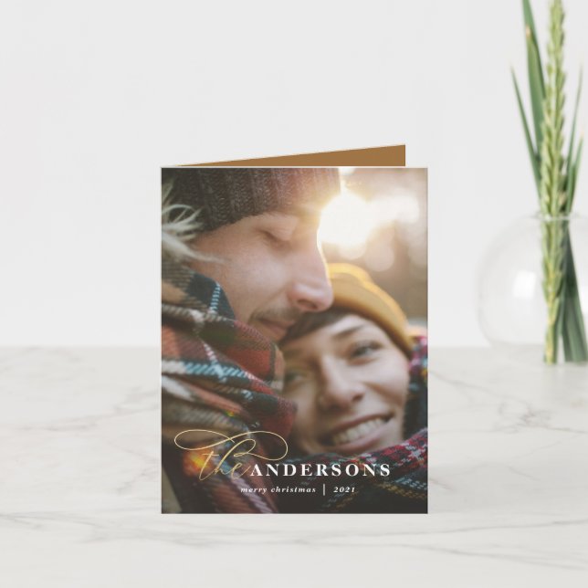 cartão com fotos da xadrez da mostarda Dourada (Frente)