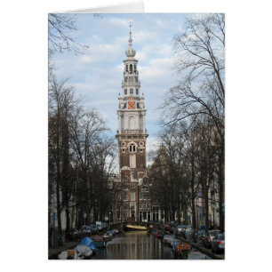 Cartão com fotos de Amsterdã Zuiderkerk (Igreja do