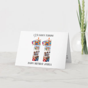Cartão com fotos de Aniversário 11