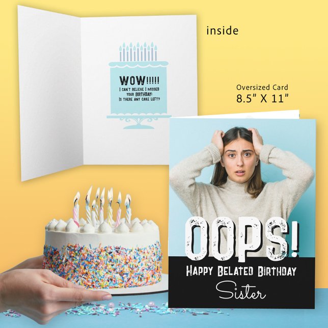 Cartão com fotos de aniversário da Irmã Belo (Criador carregado)