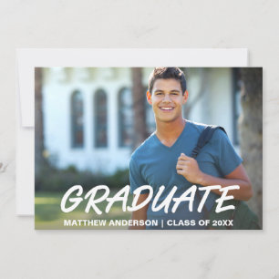 Cartão com fotos de Anúncio de Graduação Legal